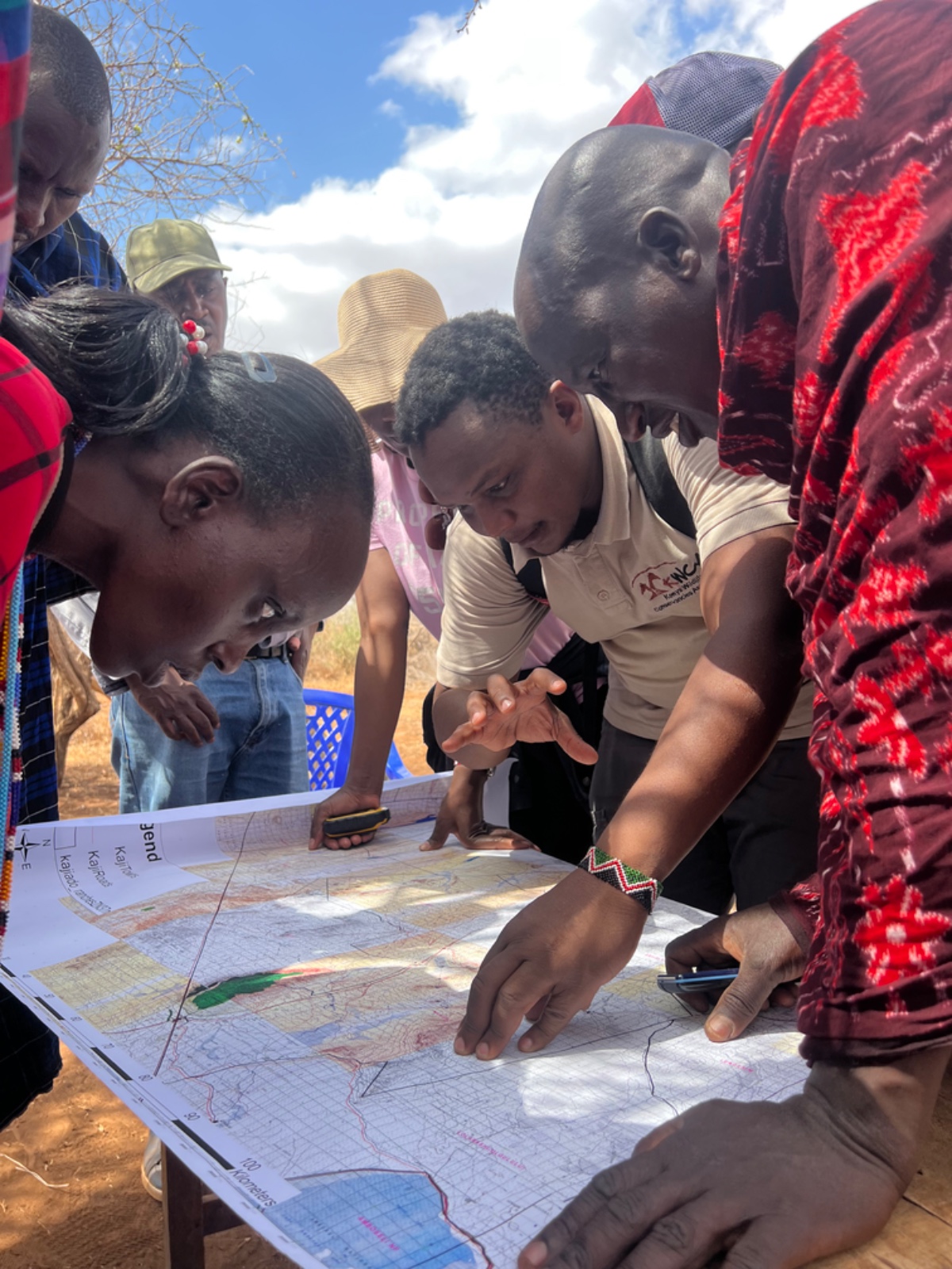 Local schoolchildren learning about conservation